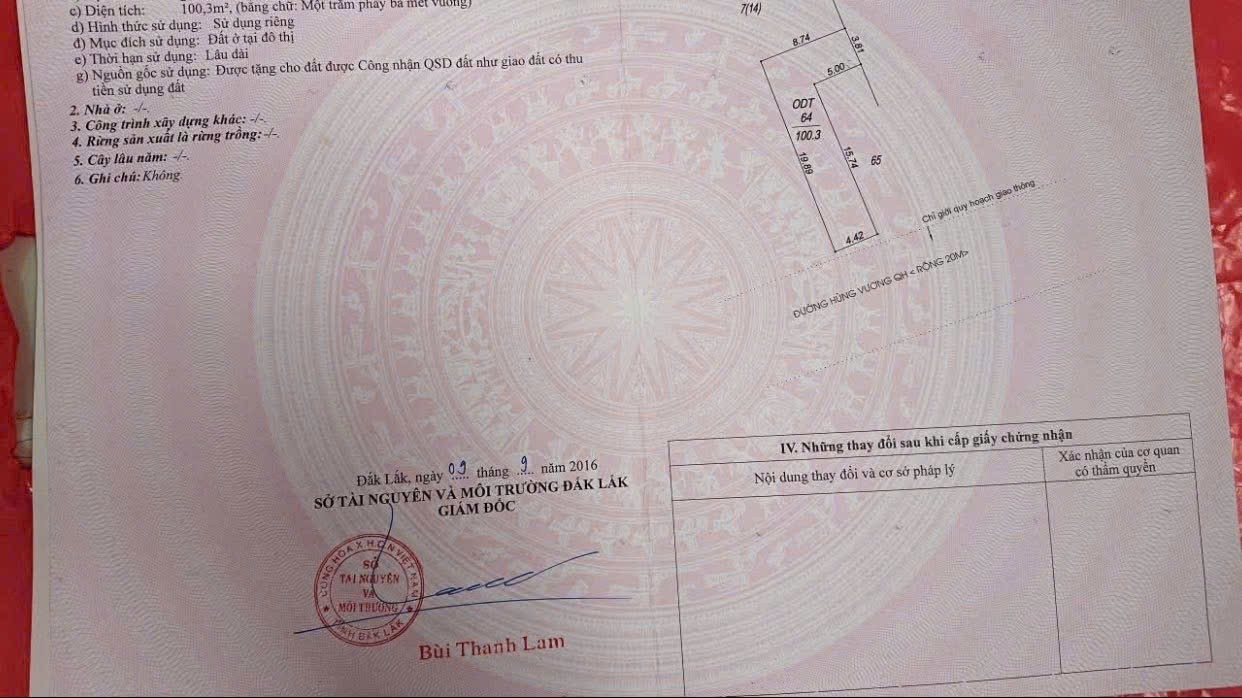 Nhà riêng Hùng Vương, Đường Hùng Vương, Phường Buôn Ma Thuột, Đắk Lắk 15999402
