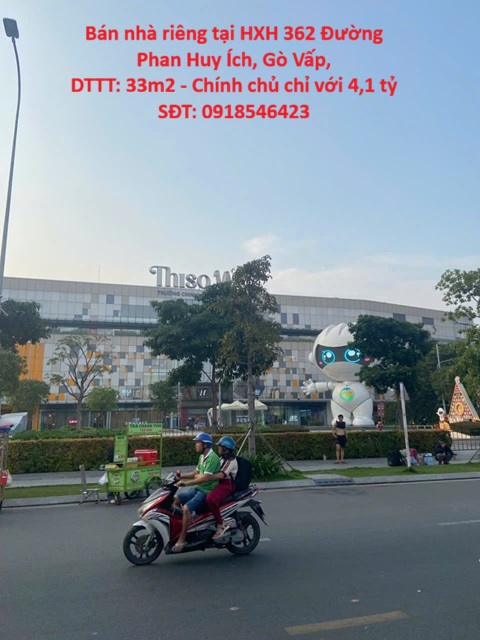 Bán nhà riêng tại HXH 362 Đường Phan Huy Ích, Gò Vấp, DTTT: 33m2 - Chính chủ chỉ với 4,1 tỷ 15999579