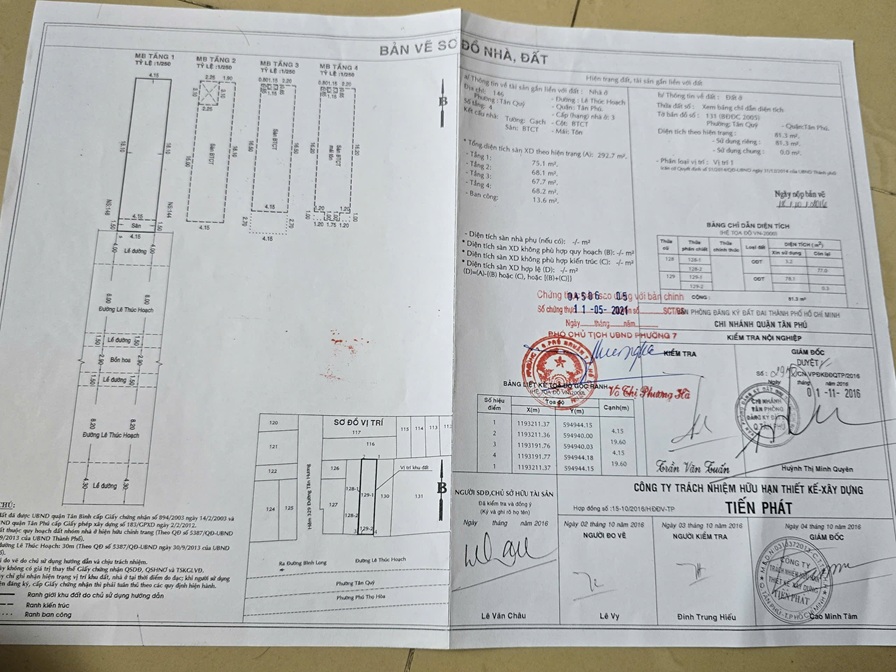 NHÀ ĐẸP – GIÁ TỐT –CHÍNH CHỦ CẦN BÁN CĂN NHÀ tại 146 Lê Thúc Hoạch, P.Tân Sơn Nhì, Q.Tân Phú, TP.HCM 15999678
