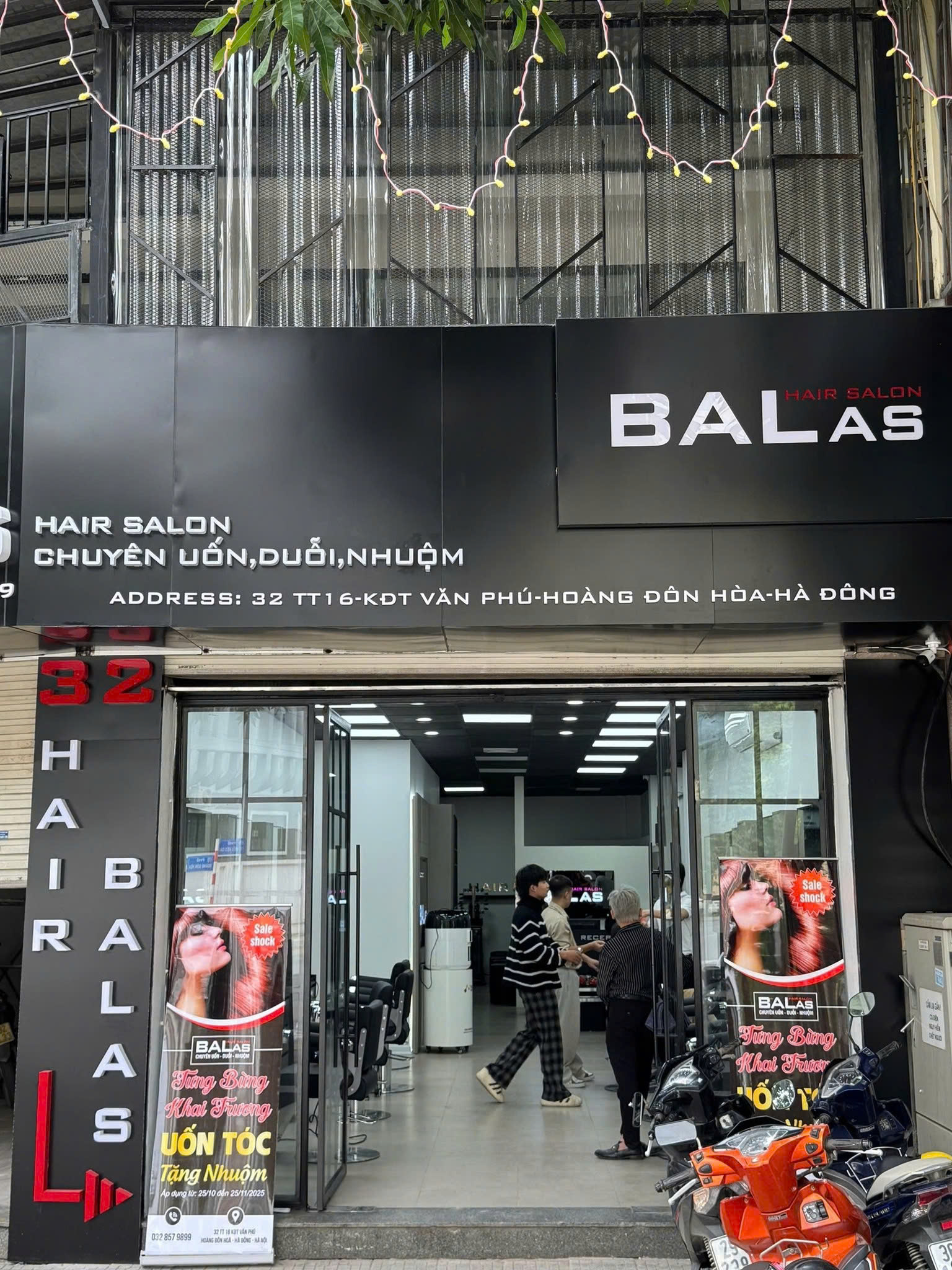 SANG NHƯỢNG SALON TÓC – CHỈ VIỆC XÁCH BALO ĐẾN LÀM Địa chỉ: Số 32 TT16, Khu Đô thị Văn Phú, Hoàng 15999713