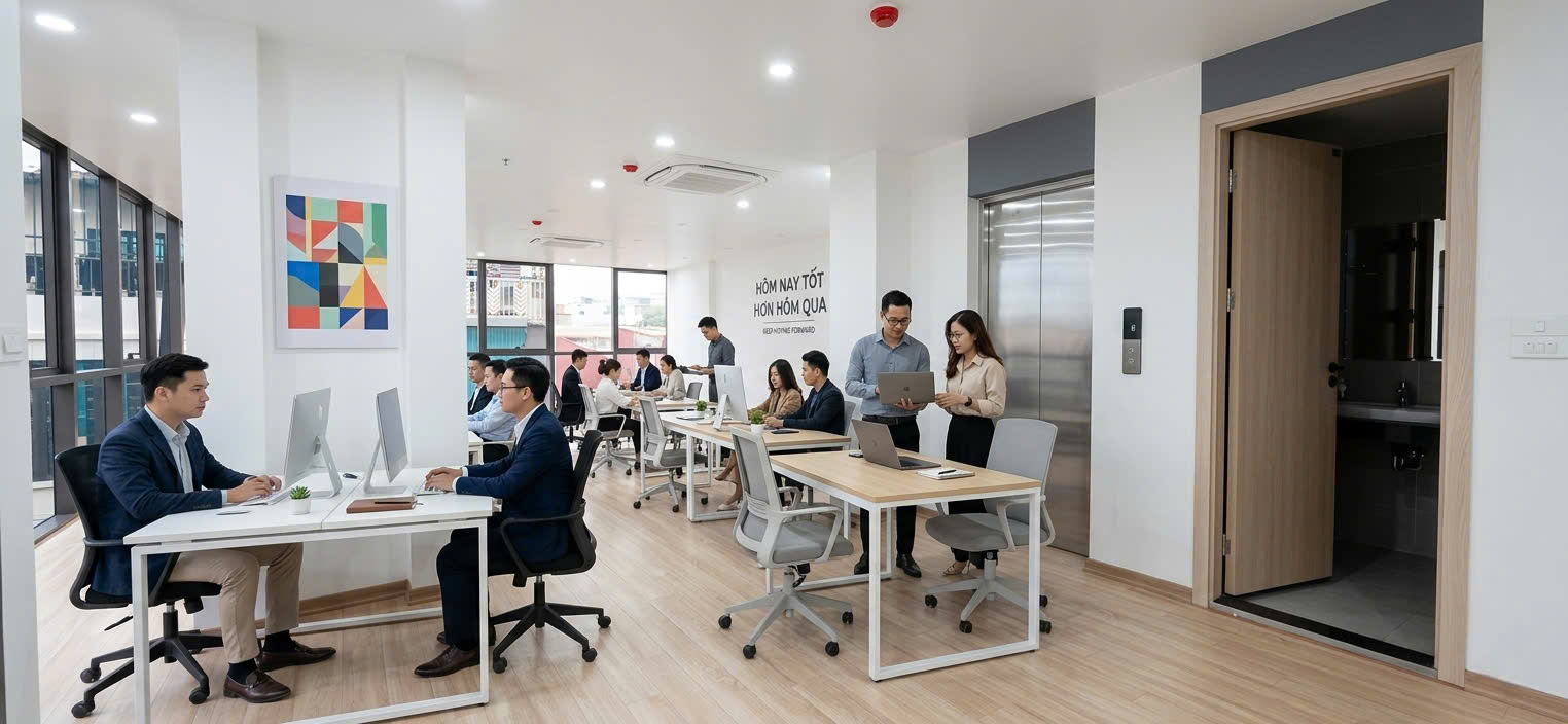 Cho thuê văn phòng – Thái Hà, Đống Đa, Hà Nội. Phù hợp công ty nhỏ, startup, IT, thiết kế hoặc 15999745