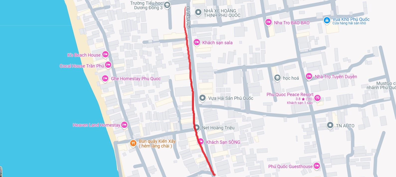 Bán đất vàng MT Trần Phú, Dương Đông, 180m² thổ cư, có sẵn nhà – gần chợ đêm , 16 tỷ TL 15999772