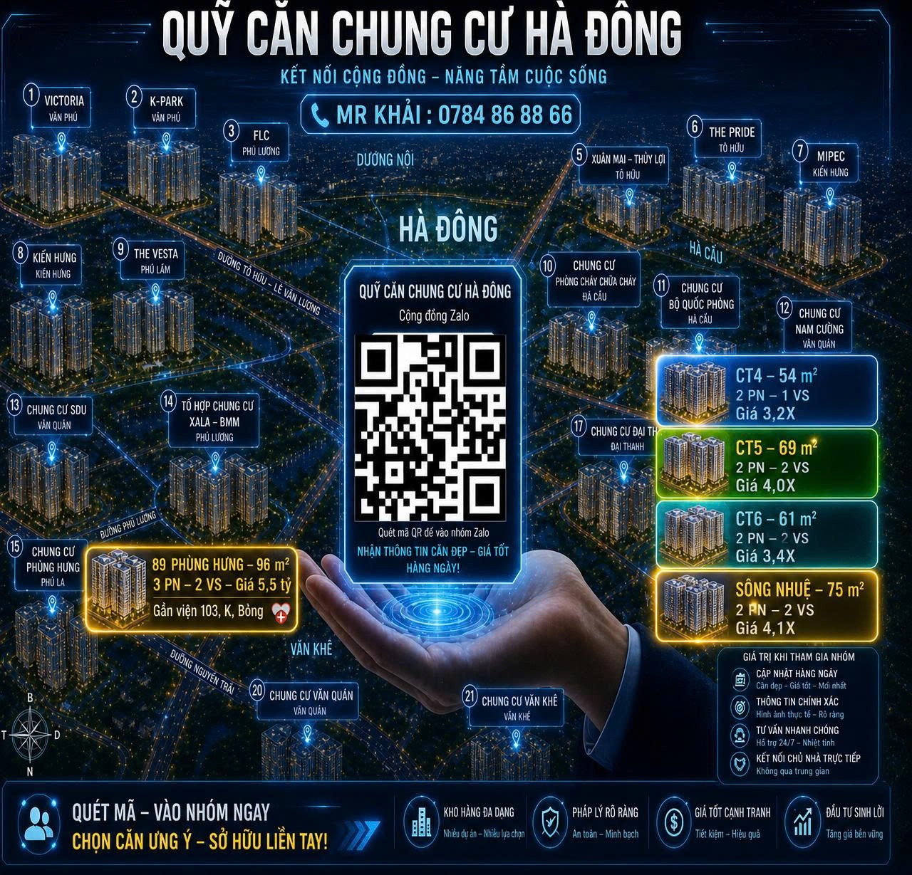 SIÊU HÓT !!! CẮT LỖ SÂU – SỞ HỮU CHUNG CƯ HÀ ĐÔNG GIÁ CHỈ TỪ 2.9 TỶ – Vào Ở Ngay 15999988
