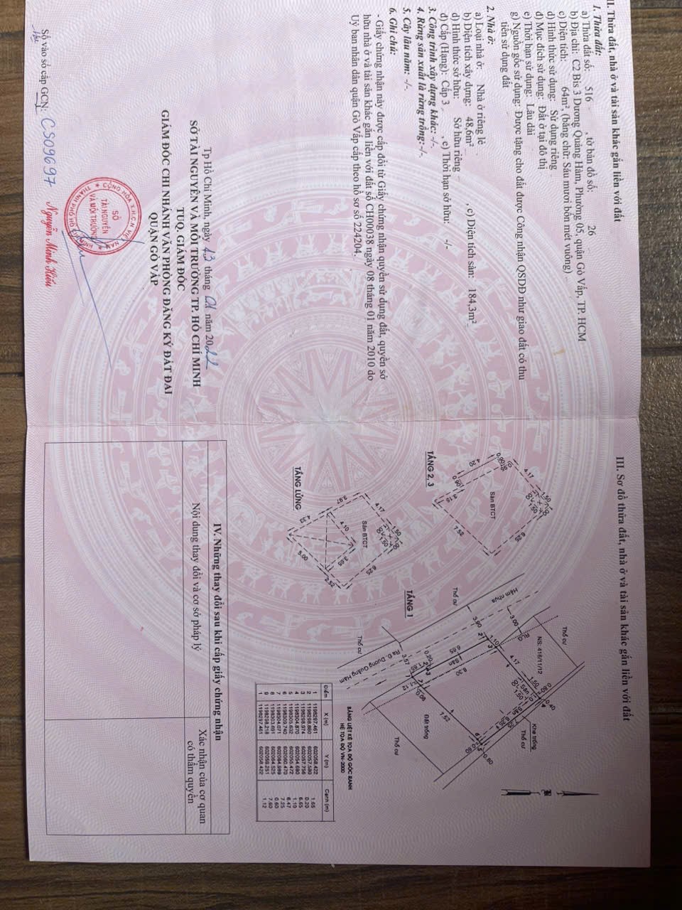 NHÀ  ĐẸP – GIÁ TỐT  – CHÍNH CHỦ CẦN BÁN GẤP NHÀ Tại Phường 5, Quận Gò Vấp, TP Hồ Chí Minh 16000288