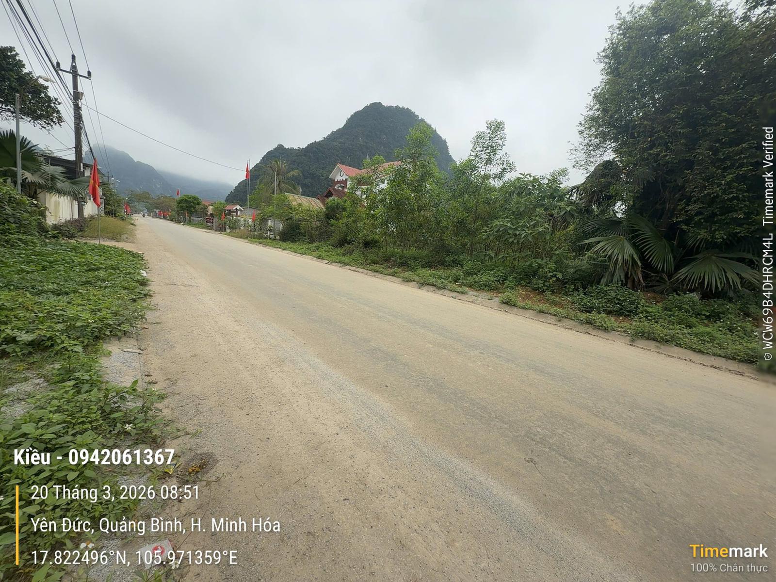 Chính chủ bán đất tại thôn Yên Thắng, Yên Hóa, Minh Hóa, QB. 16000484