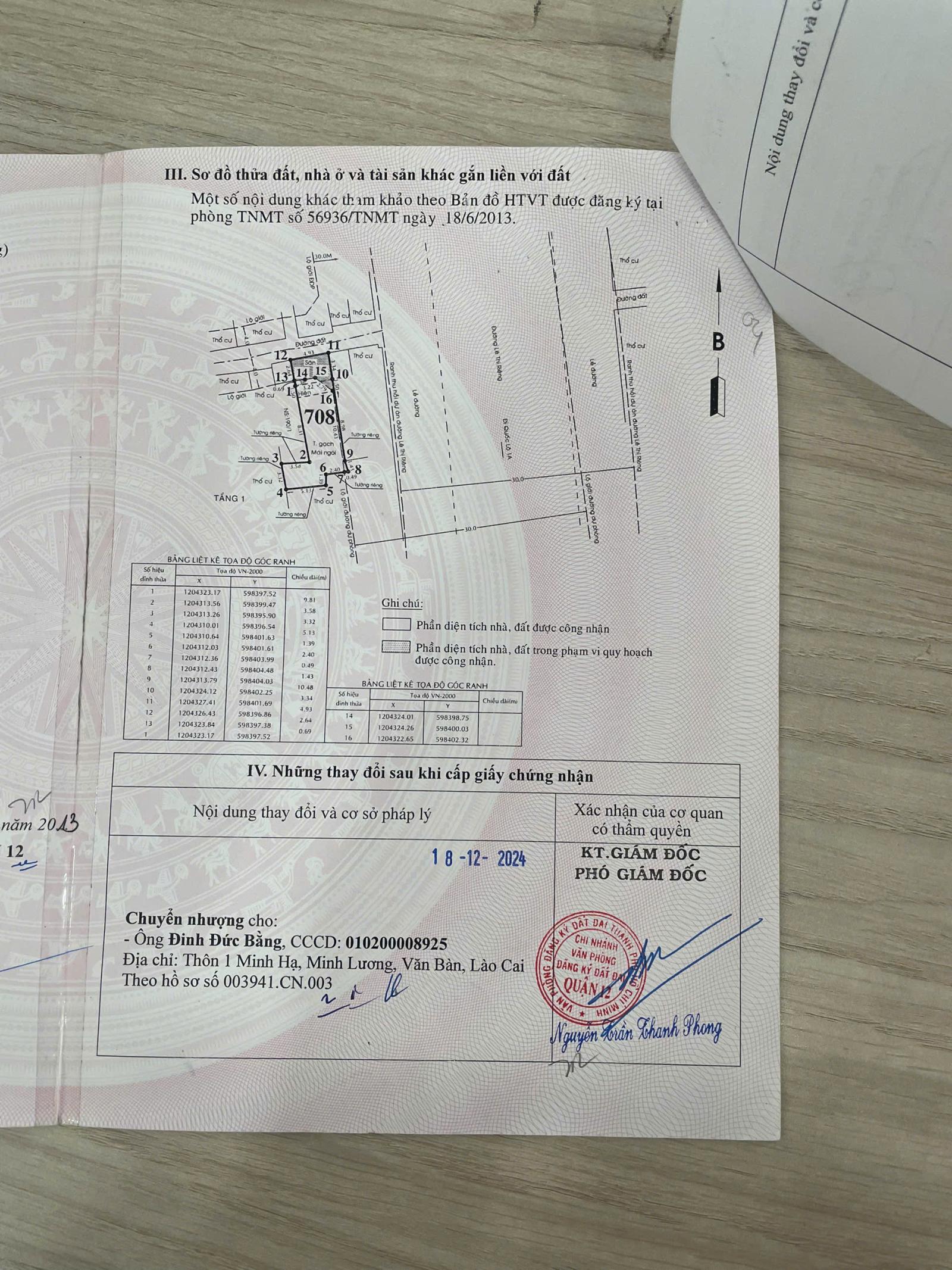 Bán Lô Đất 190 Đ. Lê Thị Riêng, Khu Phố 7, Thới An, Hồ Chí Minh. 16000694