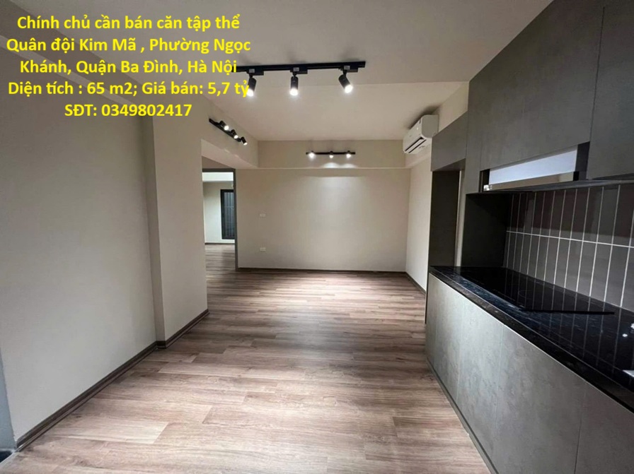 Chính chủ cần bán căn tập thể Quân đội Kim Mã, Phường Ngọc Khánh, Quận Ba Đình, Hà Nội 16000727