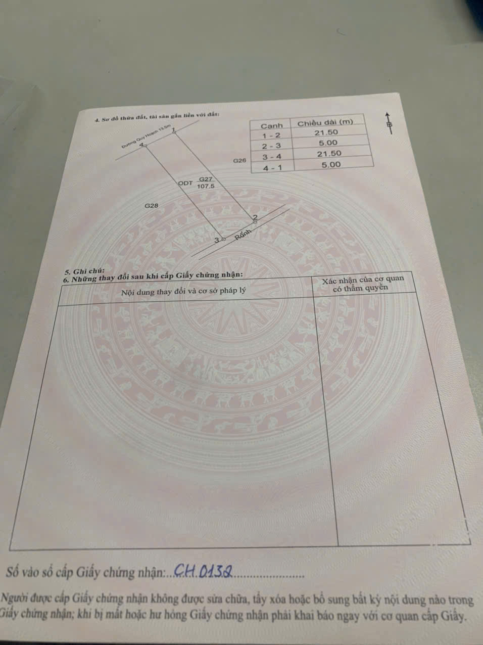 ĐỘC QUYỀN GIÁ TỐT – LÔ ĐẤT ĐỒNG GÁO, PHƯỜNG HỘI HỢP, TP VĨNH YÊN, TỈNH VĨNH PHÚC 16001016