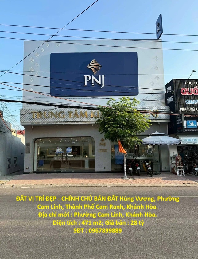 ĐẤT VỊ TRÍ ĐẸP - CHÍNH CHỦ BÁN ĐẤT Hùng Vương, Phường Cam Linh, Thành Phố Cam Ranh, Khánh Hòa. 16001035