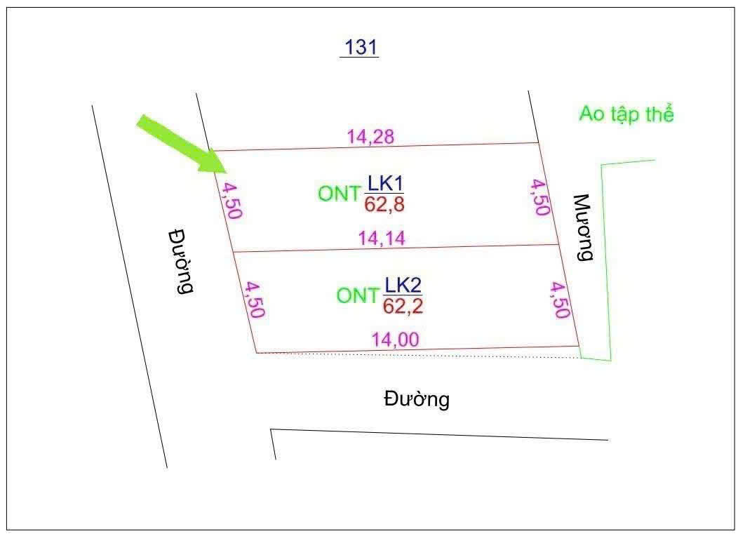 Rẻ nhất khu Nhân Nội – Tân Tiến – Văn Giang – Hưng Yên 16001086