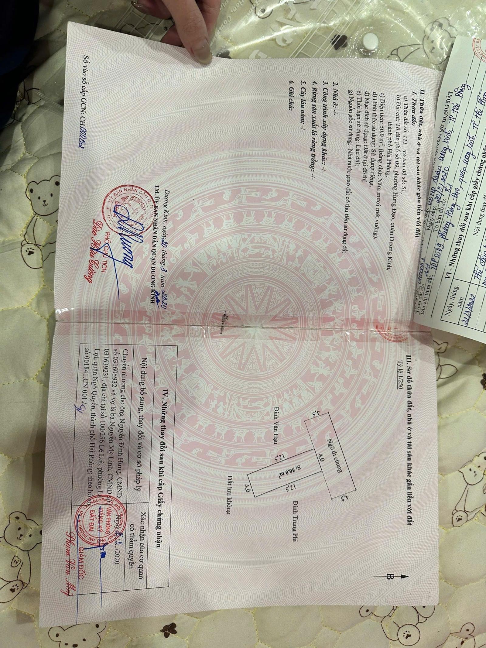 BÁN LÔ ĐẤT TIỀM NĂNG TẠI TIỂU TRÀ, HƯNG ĐẠO - DƯƠNG KINH 16001306