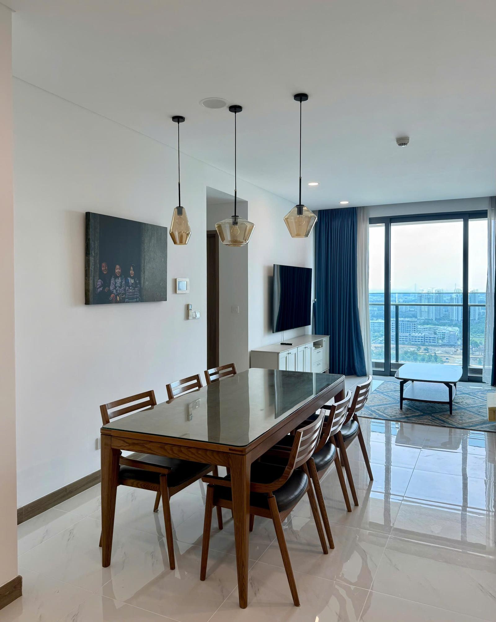 Cho thuê căn góc 3PN view trực diện sông Sài Gòn - Sunwah Pearl- Full nội thất- 63 tr/tháng-0931272721 16001401