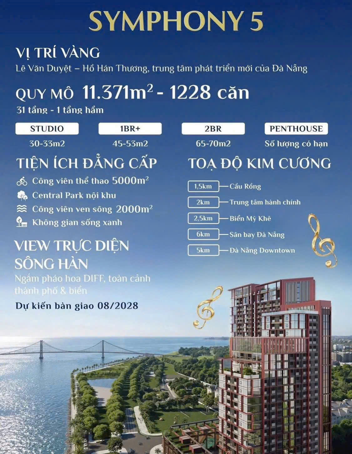 🔥CĂN HỘ SUN SYMPHONY 5 CHÍNH THỨC NHẬN BOOKING 🔥 16001456