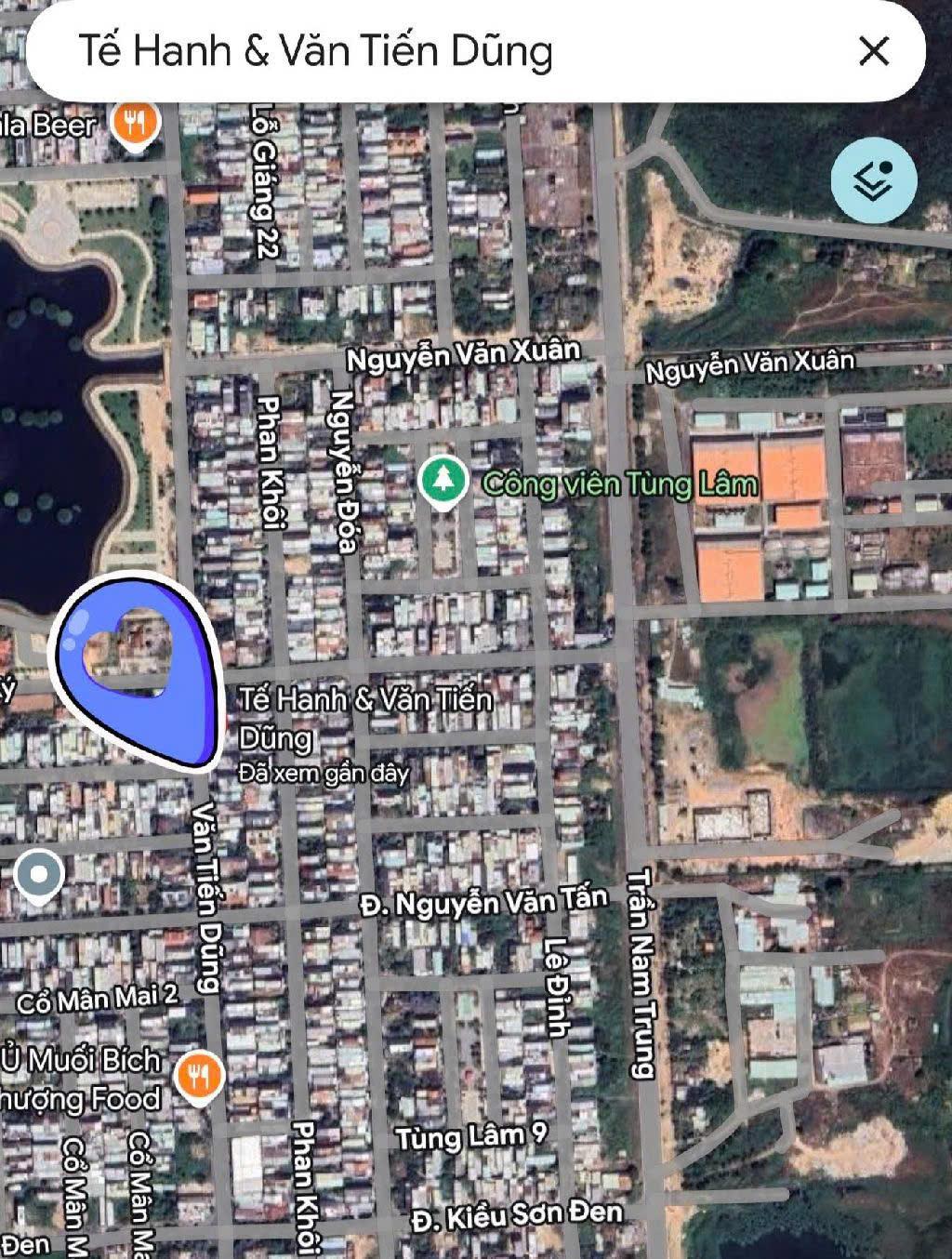Bán Đất 2 MT Đường Văn Tiến Dũng - Hoà Xuân - Cẩm Lệ - 120m2 giá chỉ nhỉnh 10 tỷ 16001507