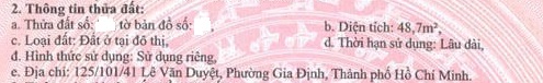 Nhà 2 tầng 5x10m hẻm 6m kinh doanh, 125/101/41 Lê Văn Duyệt 7.2 tỷ 16001829