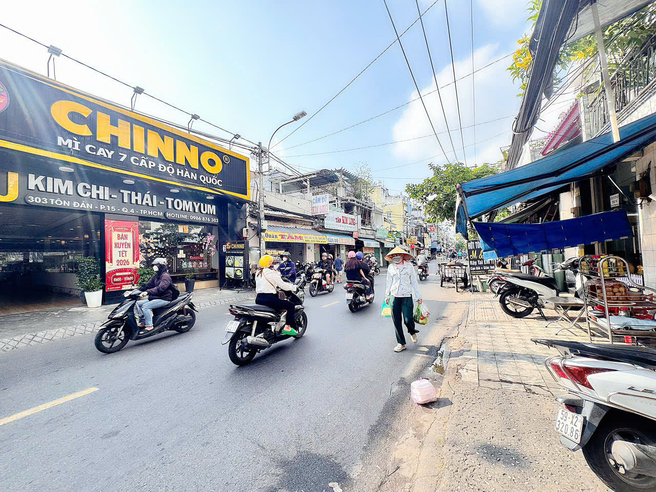 SIÊU PHẨM DIỆN TÍCH KHỦNG 400M2 FULL THỎ CƯ- BÁN NHÀ 5 TẦNG MẶT TIỀN KD Đ.TÔN ĐẢN, QUẬN 4- DÒNG 16002034
