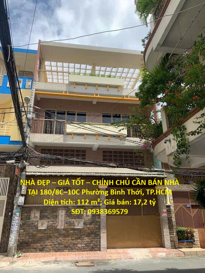 NHÀ ĐẸP – GIÁ TỐT – CHÍNH CHỦ CẦN BÁN NHÀ TẠI Lạc Long Quân, P.10, Q.11, TP.HCM 16002039