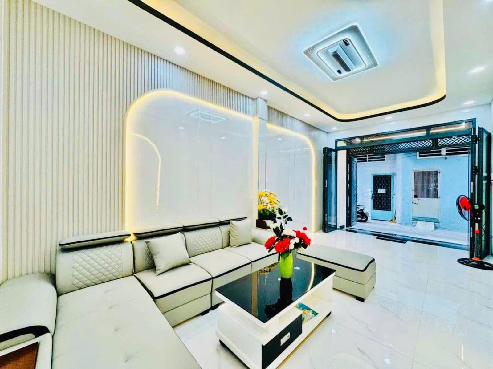 Bán Nhà Gò Vấp Phường An Nhơn Nguyễn Thái Sơn- 3.5x16 Trệt 2L Sân thượng Full Nội Thất Hẻm HXH 16002063