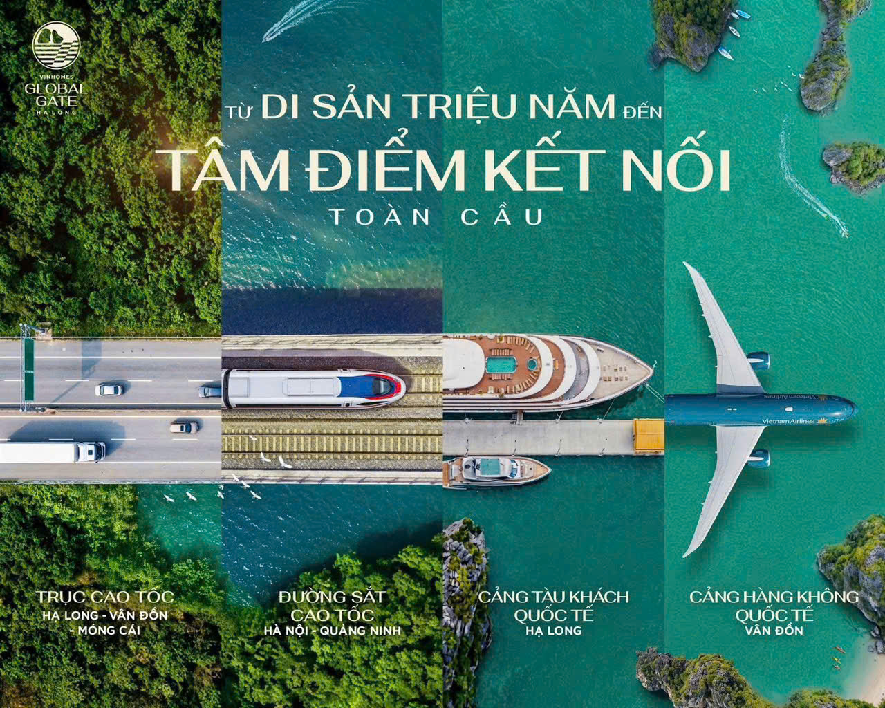 Biệt thự liền kề 4 tầng, 50m2, 6PN, 5WC, Sổ Đỏ, KQH Vinhomes Global Gate Hạ Long, 6.7 tỷ. LH 16002112