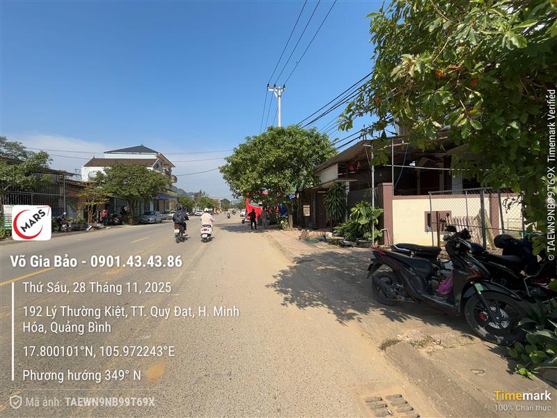Bán đất MT QL12A thị trấn Quy Đạt Huyện Minh Hóa. 16002383