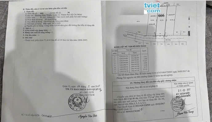 CẦN BÁN LÔ ĐẤT THỔ CƯ - SỔ HỒNG RIÊNG ĐƯỜNG TRẦN THỊ HÈ - QUẬN 12 16002466
