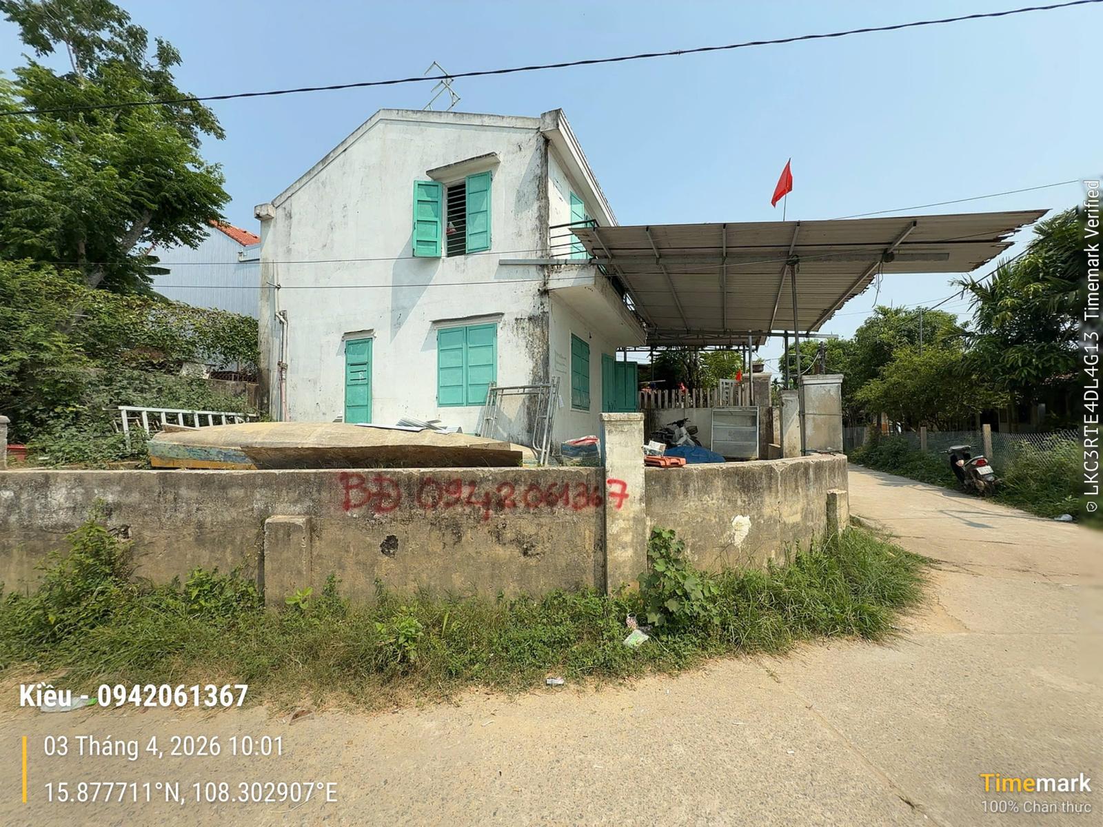 Bán đất 2MT kiệt Duy Tân, khối Nam Diêu, Thanh Hà, Hội An 16002522