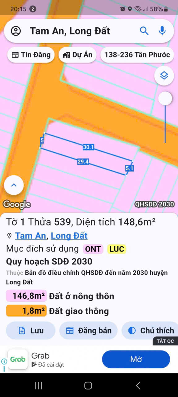 CHÍNH CHỦ CẦN BÁN LÔ ĐẤT GẦN VÒNG XOAY CỐNG BÀ SÁU – LONG ĐIỀN 16002601