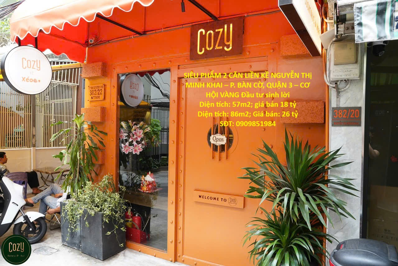 SIÊU PHẨM 2 CĂN LIỀN KỀ NGUYỄN THị MINH KHAI – P. BÀN CỜ, QUẬN 3 – CƠ HỘI VÀNG Đầu tư sinh lời 16002686