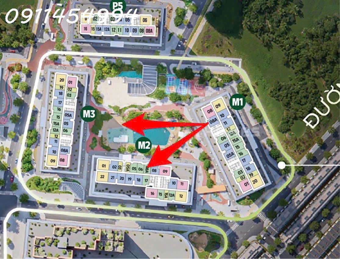 Chỉ với 746 triệu sở hữu ngay căn 2PN 2WC view bể bơi tại The_Parkland Imperia_Ocean_City 16002838
