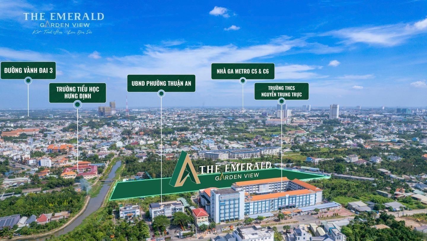 The Emerald Garden View an cư lý tưởng cho gia đình giá chỉ 35 triệu/m² dễ mua, dễ ở, dễ tăng giá. 16002887