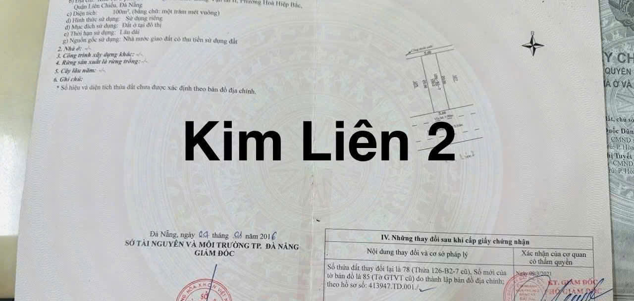 🔴💥BÁN ĐẤT KIM LIÊN 2 – VỊ TRÍ TIỀM NĂNG, GẦN SIÊU DỰ ÁN LỚN 16003070