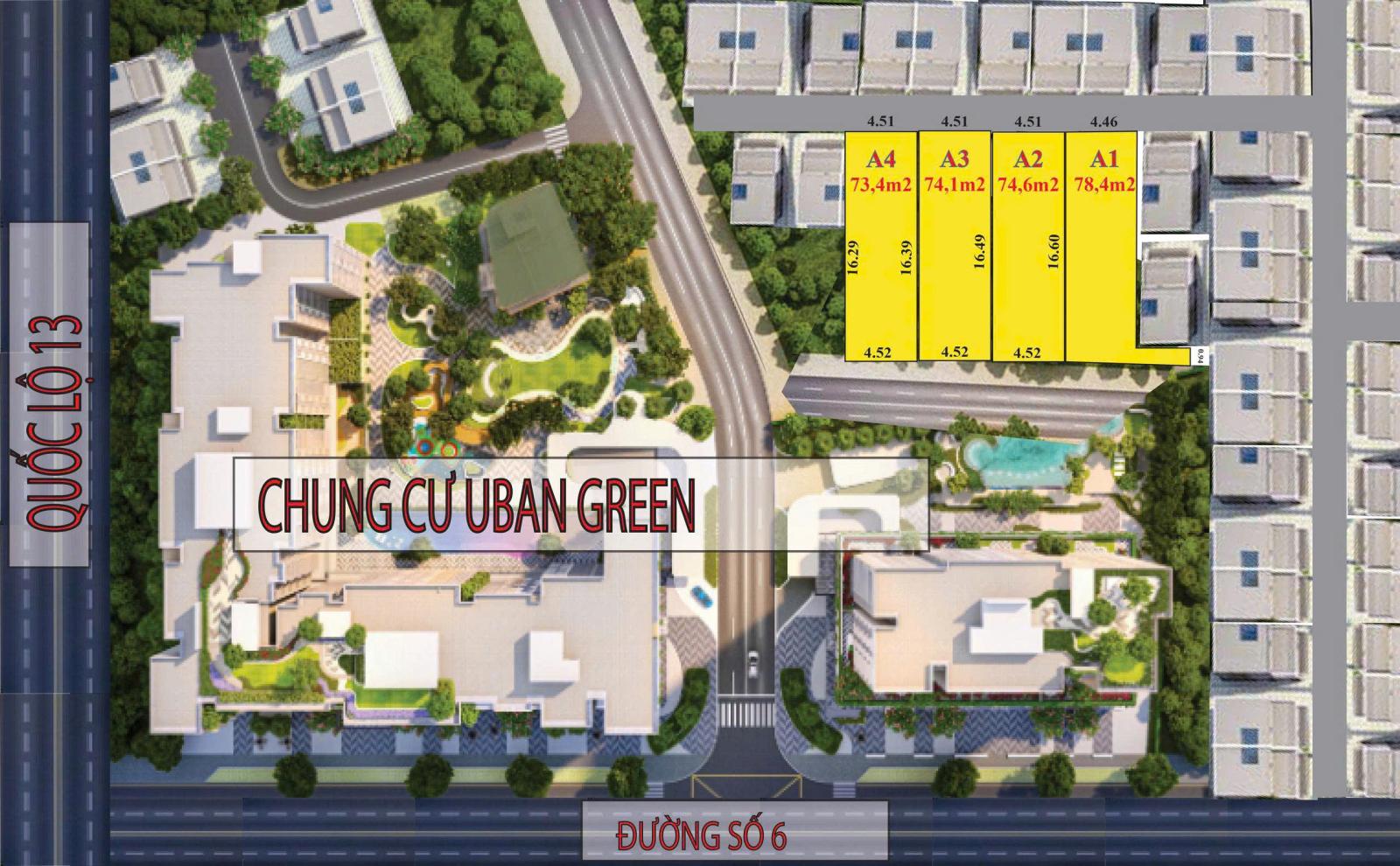 Bán 4 Lô Đất F0 Đường Số 6 Hiệp Bình Phước, Thủ Đức – Đối Diện Vạn Phúc City 16003521