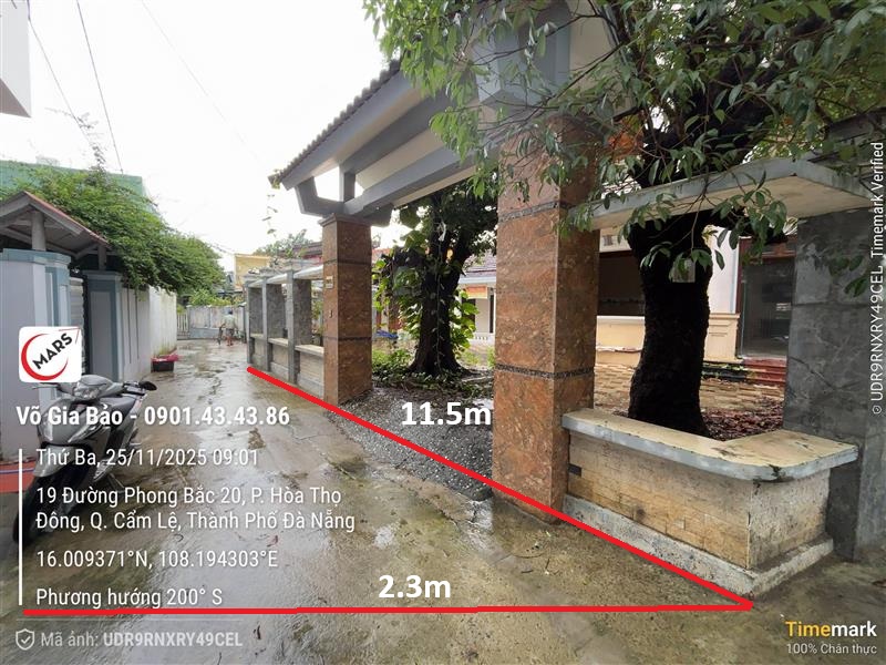 Chính chủ cần bán đất kiệt Phong Bắc 20, Cẩm Lệ, Đà Nẵng 16003629