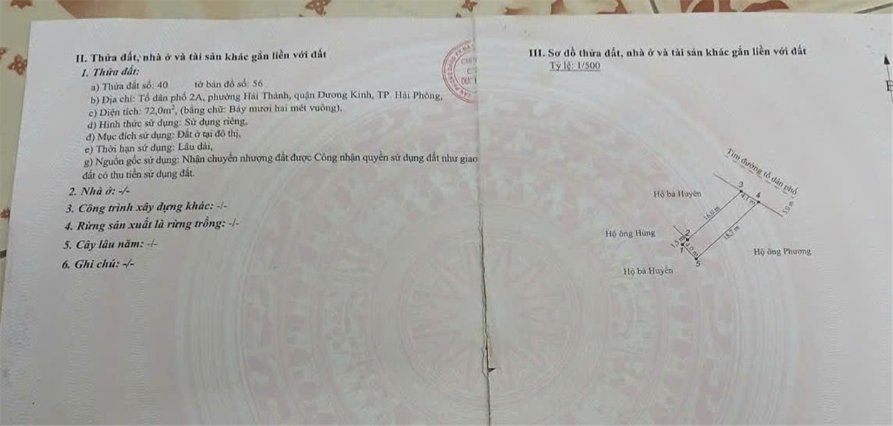 ĐẤT ĐẸP - GIÁ TỐT - Cần Bán Nhanh Lô Đất mặt đường bờ mương Hải Thành 2, Dương Kinh, TP Hải Phòng 16003633