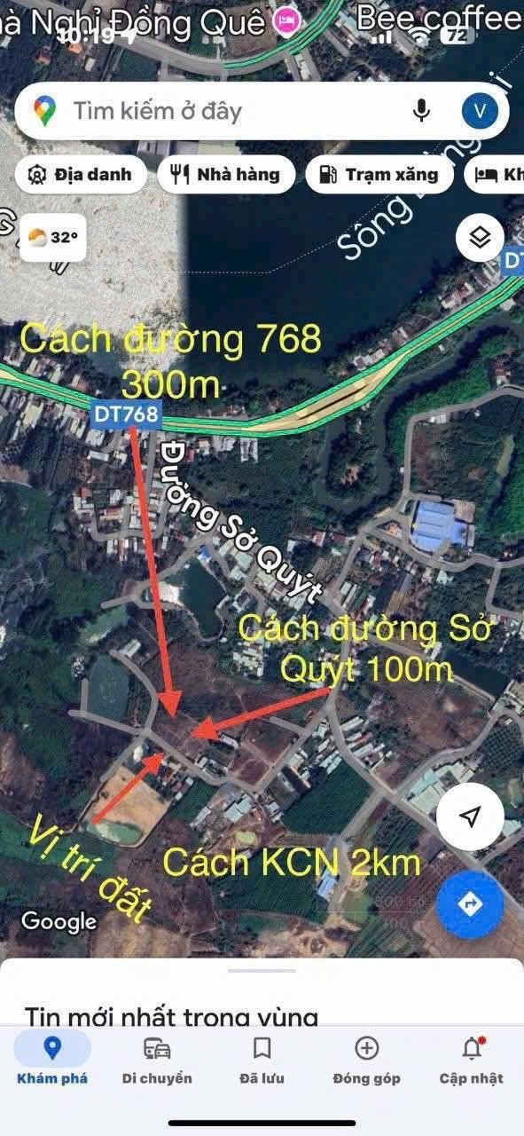 Bán đất 110m2 gần chợ Sở Quýt (Trảng Dài new),SHR đường 2 ô tô, giá cực rẻ 16003681