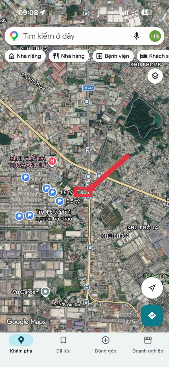 CẦN BÁN NHÀ MẶT TIỀN KINH DOANH ĐƯỜNG DT743 – KHU KINH DOANH BUÔN BÁN SẦM UẤT NHẤT PHƯỜNG AN PHÚ. 16003852