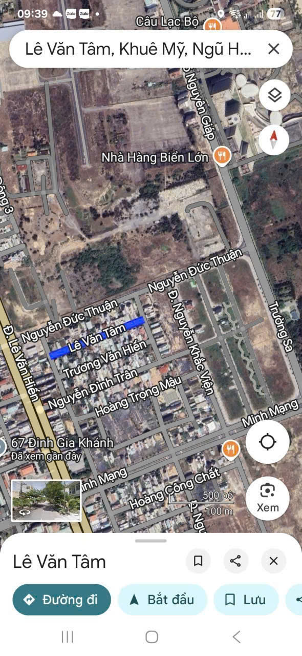 🔴💥Bán 1 CẶP đất đường LÊ VĂN TÂM - Gần bãi tăm Sơn Thủy 16004012