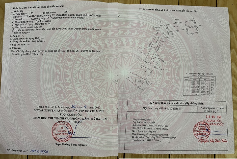 HOT HOT – CHÍNH CHỦ CẦN BÁN 2 CĂN NHÀ LIỀN KỀ Tại 121 & 125 VÕ DUY NINH, P.22, Q.BÌNH THẠNH, TP.HCM 16004154