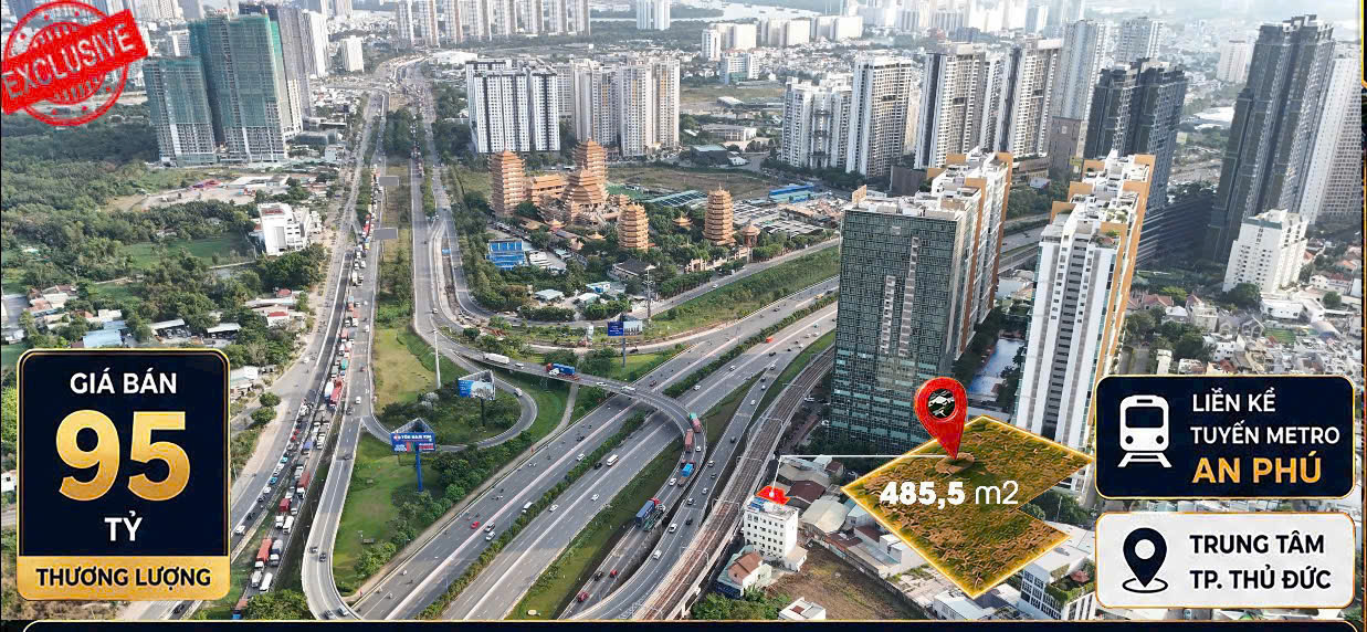 Bán gấp lô đất 486m2  đất mặt tiền Xa Lộ Hà Nội – An Phú, Quận 2 16004164
