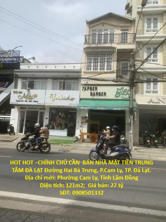 HOT HOT –CHÍNH CHỦ CẦN  BÁN NHÀ MẶT TIỀN TRUNG TÂM ĐÀ LẠT Đường Hai Bà Trưng, P.Cam Ly, TP. Đà Lạt 16004168