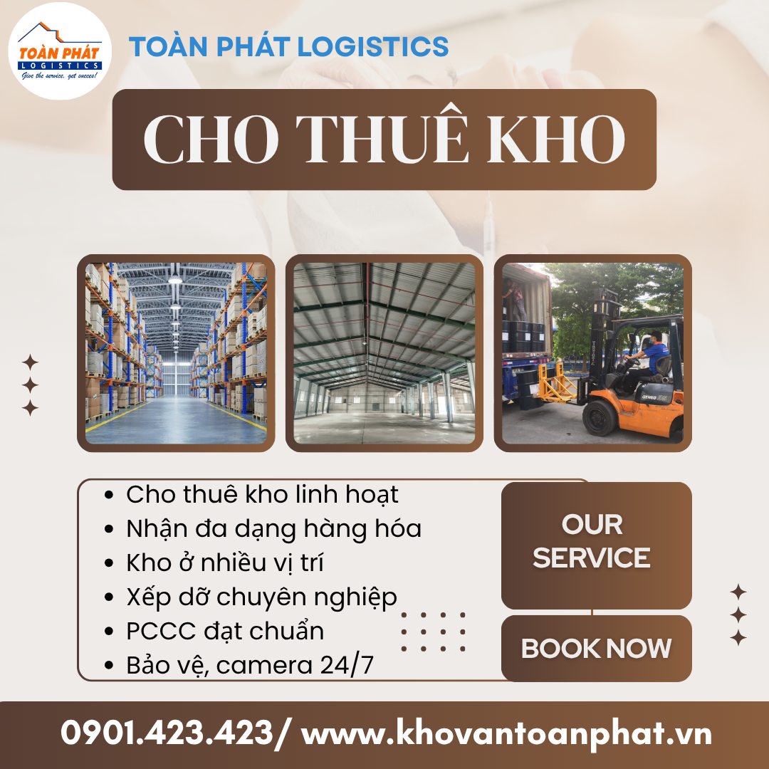 🏢 TOÀN PHÁT LOGISTICS – TRUNG TÂM LƯU TRỮ HIỆN ĐẠI TẠI DĨ AN, BÌNH DƯƠNG 16004321