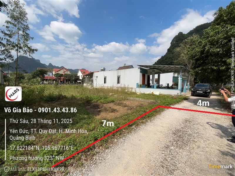 Tìm chủ mới cho lô đất đẹp tại Thôn Yên Thắng, Yên Hóa, Minh Hóa. 16004391