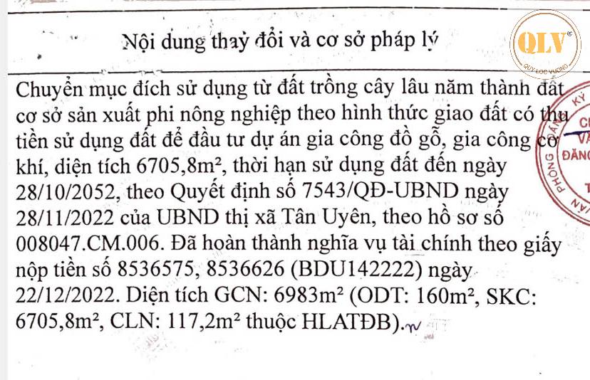 BÁN ĐẤT SKC TẠI TÂN HIỆP, TP. TÂN UYÊN, BÌNH DƯƠNG – 6.983m²
 16004496