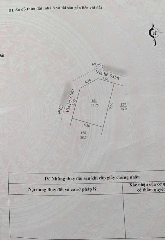 Bán đất lô góc 2 mặt phố Lê Đình Vũ, Đông Nam Cường, TP HD, 57.25m2, đường 13.5m, 3.x tỷ 16004547