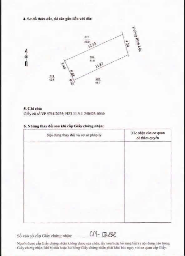 Bán đất mặt phố Bình Lộc, ph Lê Thanh Nghị, TP Hải Dương, 51m2, mt 4.2m, KD buôn bán 16004832