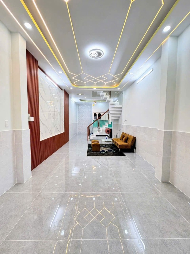 NHÀ 3 TẦNG HẺM Ô TÔ NGAY CHỢ GÒ XOÀI 51M²(4x12.5) 4PN 3WC GIÁ 5.8 TỶ
 16004861