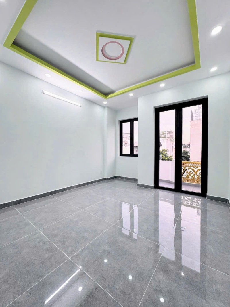 NHÀ 3 TẦNG HẺM Ô TÔ NGAY CHỢ GÒ XOÀI 51M²(4x12.5) 4PN 3WC GIÁ 5.8 TỶ
 16004861
