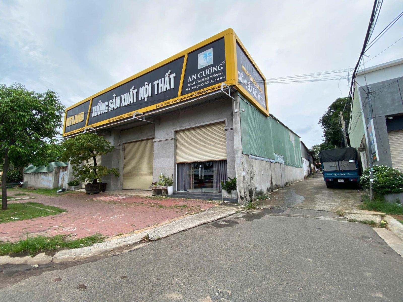 CHO THUÊ NHÀ XƯỞNG GÓC 2 MẶT TIỀN 414M²– ĐƯỜNG BÌNH GIÃ, PHƯỜNG RẠCH DỪA, TPVT 🔥 16004925