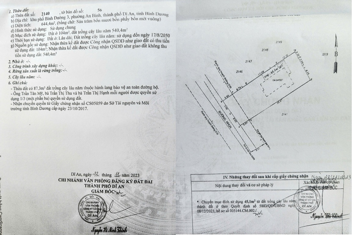CHÍNH CHỦ Cần BÁN NHANH - Nhà Vườn Đẹp KP Bình Đường 3, Phường An Bình, TP Dĩ An, Bình Dương 16004950