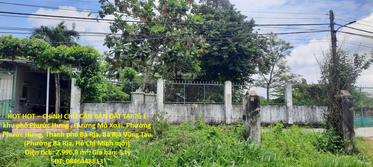 HOT HOT – CHÍNH CHỦ CẦN BÁN ĐẤT TẠI Phường Phước Hưng, Thành phố Bà Rịa, Bà Rịa Vũng Tàu 16005042